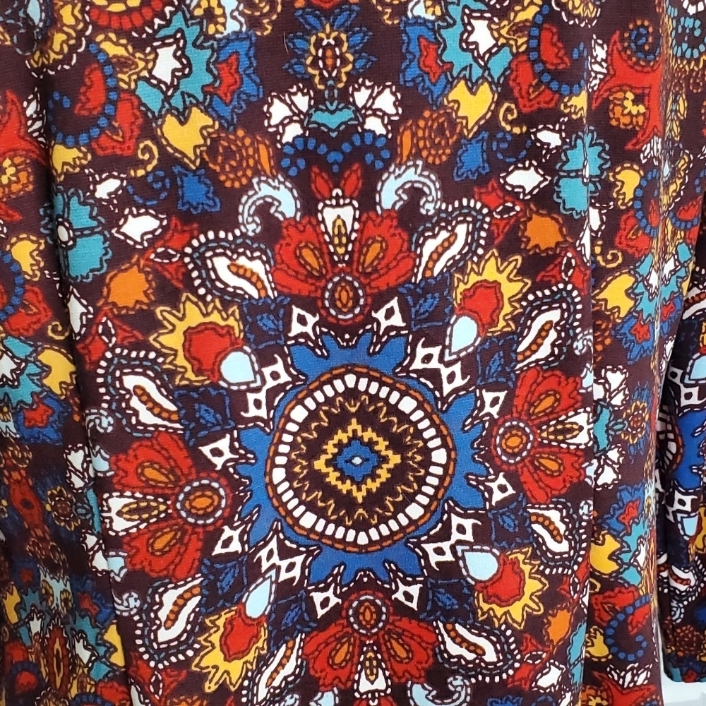 London Style Collection Print Dress. Sz 14 - Picture 4 of 11